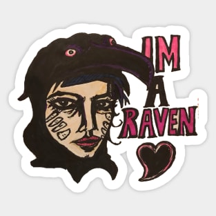 Raven Sticker